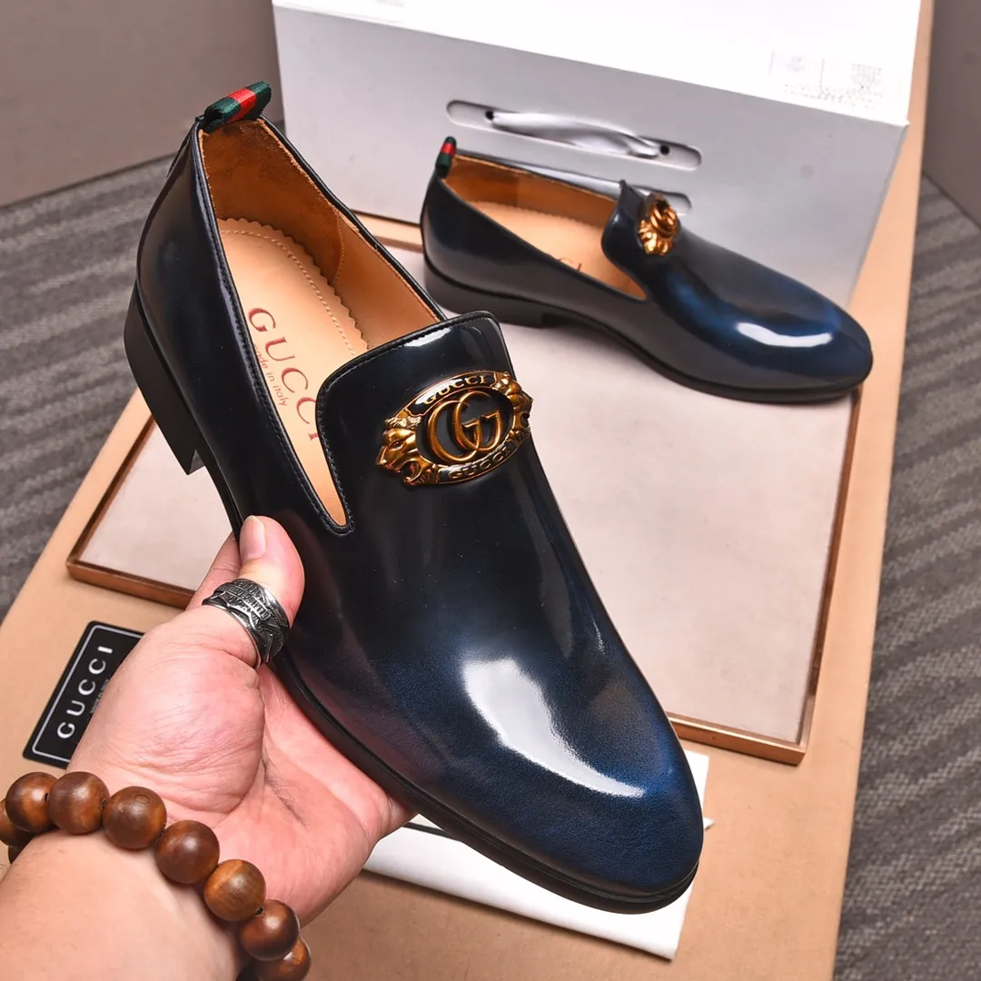 Men's shoes 💰540 📛📛Original (water-dyed cow lining) GUCCI official website formal shoes🌀 Italian 🇮🇹Imported cowhide➕Top imported water-dyed cowhide lining💋Finely handmade Original bottom, the real thing looks better when photographed in person Standard size 38-44